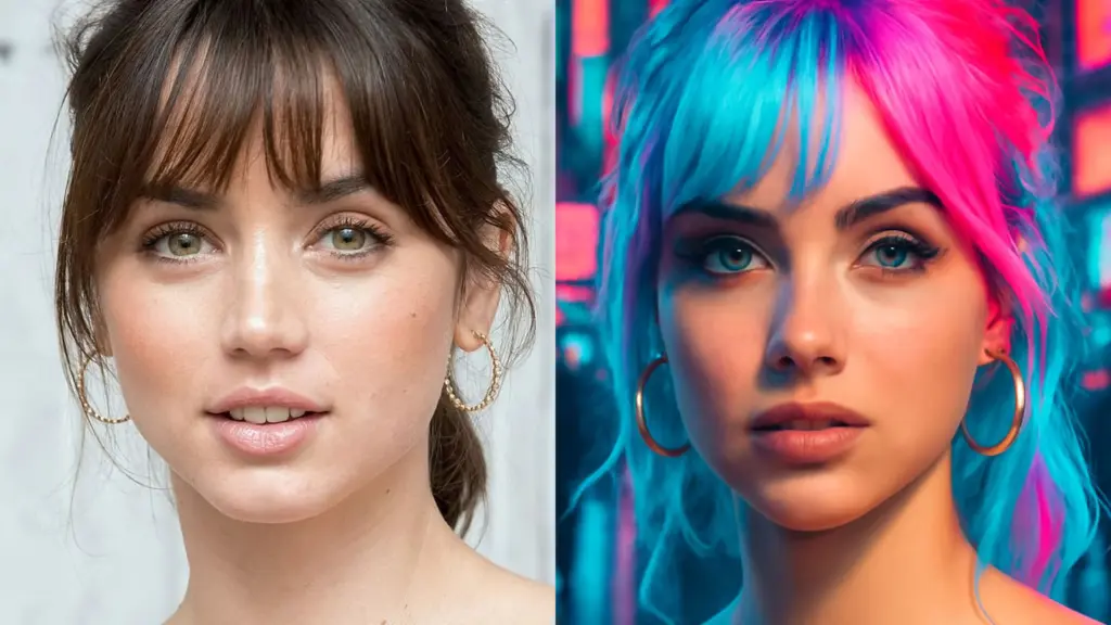 Ana de Armas - Cyberpunk Neon