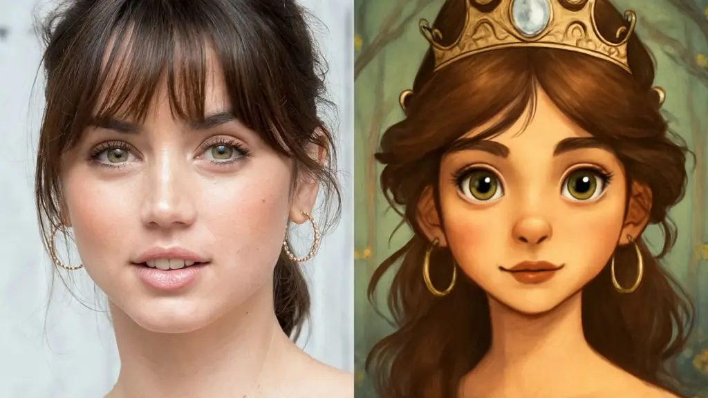 Ana de Armas - Fantasy Fairy Tale Illustration