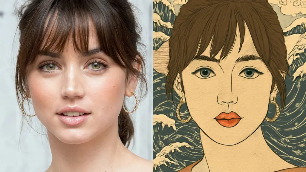 Ana de Armas - Ukiyo-e & Japanese Woodblock